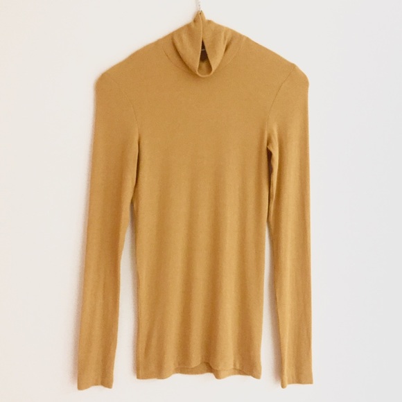 Aritzia Wilfred Only Turtleneck Cairo Gold XS - Picture 6 of 7